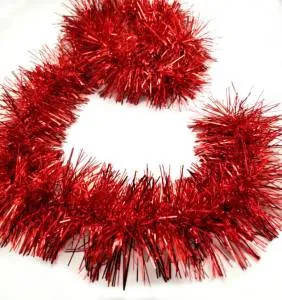 Мишура "Люкс" красная 2 м.*11 см. (Китай) 183005