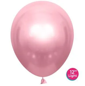 12" Розовый лайт ХРОМ 912115 / Шаринг (Китай)