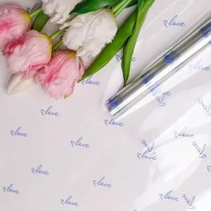 Пленка цветная "Классика LOVE" 70 см*7,6 м. лаванда / и00106639