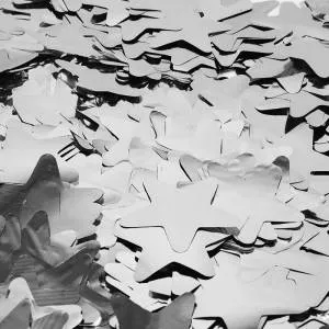 Конфетти для шаров "Звезды серебро" 50 гр.