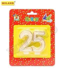 Свеча для торта "Цифра 25"