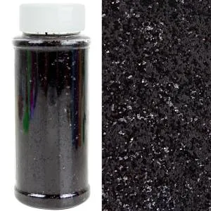 Конфетти фольга Черный металлик (шестиугольники) 90 гр./521333