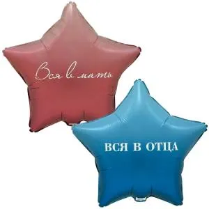 18" РУС Вся в отца Вся в мать (Китай) / 1202-4134