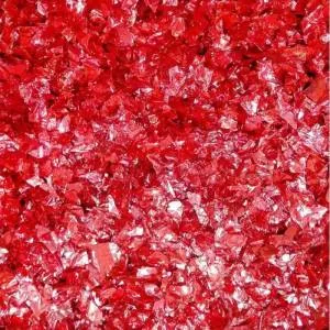 Конфетти для шаров "Мелкая крошка"фольга,красный d=4-8мм., 100 гр.
