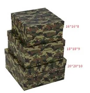 Коробка 18*18*9 см Камуфляж /030/686