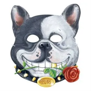 Карнавал.маска"Бульдог-хулиган"1926709