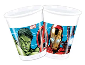 Стаканы пластик "Мстители" 200 мл 8 шт/1502-2457