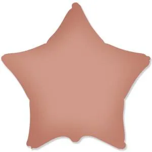 Звезда матовая Vintage Rose 18"/ 1204-1612