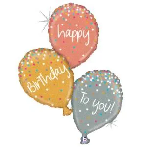 Шарики "Happy Birthday to you" /1207-6196 Betallik