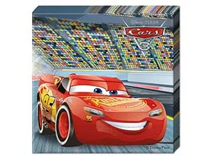 Салфетки Тачки 33см 20шт 1502-2493