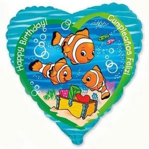 18" HB Рыбки клоуны (Flexmetall)/1202-0394