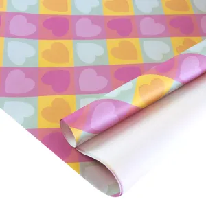 Бумага упак. "Нежные сердца" 0.7*1 м. (10 шт.) / NRG0001-36120