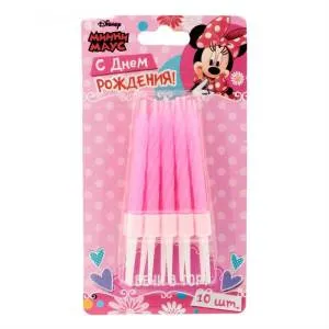 Свеча д/т СДР Минни Маус (10 шт.) 1689564