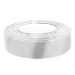 Лента Органза 2,5 см.*45,72 м Белый/ F014-38/100