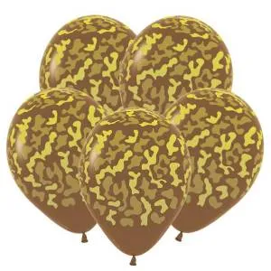 Камуфляж,ассорти пастель 12" (Колумбия) / 25 шт