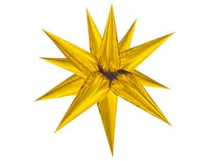3d Звезда составная 25" золото/1209-0243