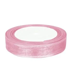 Лента Органза 2.5 см.*22.85 м Розовое золото / О251110