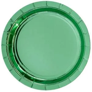 Тарелка фольг Мятная 17см 6 шт 1502-4868