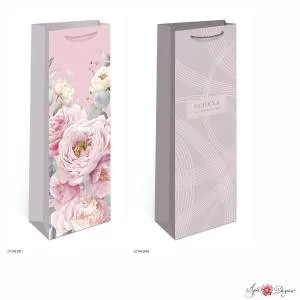 Пакет подарочный 12*36*8,5 см. под бутылку / 0194.881 / 0194.884