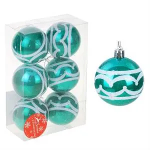 Набор шаров d-6 см."Изумрудик" 2131454