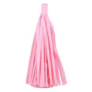 Помпон кисточка 35 см. (светло-розовый) 12 листов/521118