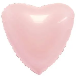 18" Сердце пыльная роза (Россия) 224739 / 1204-1356