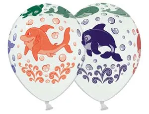 Морские животные, пастель 14"                 