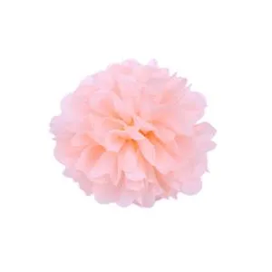 Помпон из бумаги 30 см (персиковый)