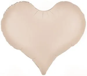 24" Сердце Люкс, Белый песок сатин/ Китай 26438/26467