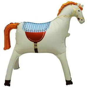 AIR Лошадь кремовая сатин (ходячий шар)/ 1208-0989