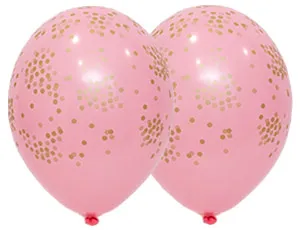 Конфетти розовый пастель 14"
