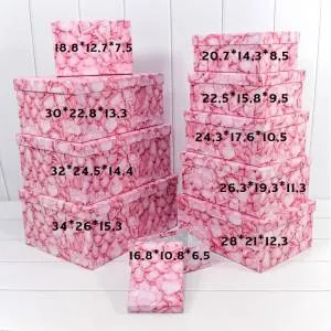 Коробка 24,3*17,6*10,5 см "Лепестки роз"