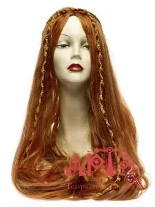 Парик  "Елена Прекрасная" Цв.Рыжий (YW 040987)