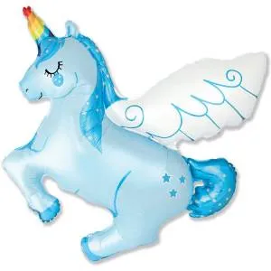 Единорог спящий голубой /Flexmetal 1207-5326