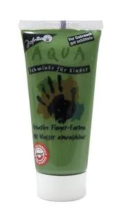 Набор красок для лица и тела с глиттером Зеленая 40мл. Туба (Германия)