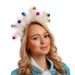 Кокошник "Елочки белые"/ 3613298 