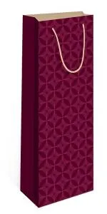 Пакет подарочный 12*36*8,5 см. под бутылку / 0194.434кп