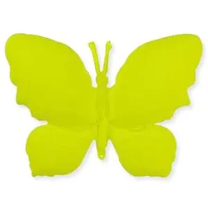Бабочка неон желтая (Китай) / 1207-6254