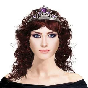 Парик "Принцесса с тиарой" шатенка/147-М