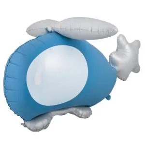 Вертолет голубой 3D (Китай) / 1207-6181