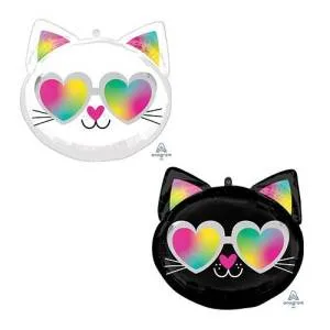 Кошечка голова черно-белая (Анаграмм) / 1207-3930