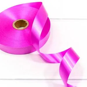Лента пропилен 2 см*100 ярд Ярко-розовый / 589-20/12