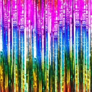 Занавес "Дождик" Радужный 2 м* 1м. (Китай) 6014389