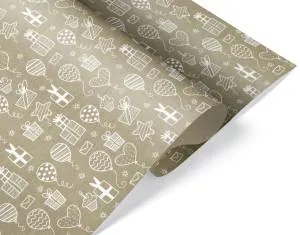 Крафт-бумага Шары и подарки 0,6*10 м./ 2050776