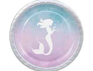 Тарелки "Русалка Элегантная" 23 см. 8 шт.