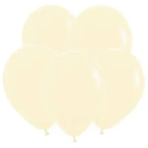 10" матовый нежно-желтый пастель(Колумбия)