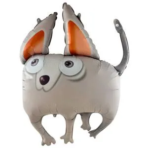 Собака ушастая серая / Китай 1207-6238