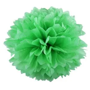 Помпон из бумаги 45 см (св.зелен)