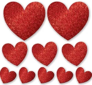 Баннер-комплект Сердце блеск