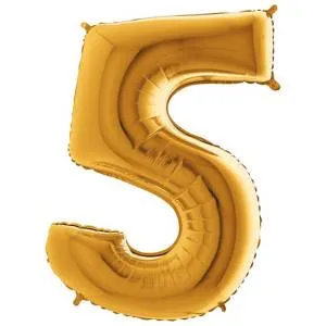 Цифра "5" -  Золото /Grabo                     